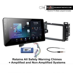 Pioneer DMH-WC6600NEX Digital Multimedia Receiver  + install kit 2006-2011 Chevrolet HHR, 2008-2011 Malibu