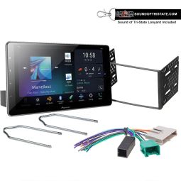 Pioneer DMH-WT8600NEX Digital Multimedia Receiver with Installation Kit, Harness and Removal Tool for 95-97 Ford Explorer, Ranger, and Lincoln Town Car