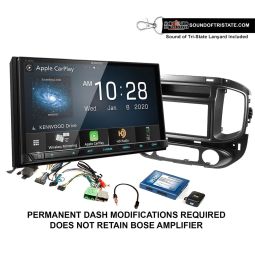 Kenwood Excelon DMX907S Digital Multimedia Receiver + install kit 2015-2017 Chevrolet Colorado, GMC Canyon