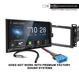 Kenwood Excelon DMX957XR Digital Multimedia Receiver with Installation Kit, Harness and Antenna Adapter for 04-07 Chevy Malibu, 05-09 Pontiac G6 (Non Amplified)