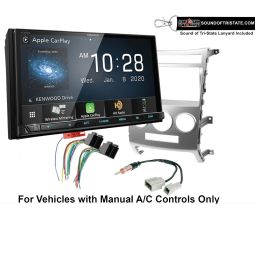 Kenwood Excelon DMX957XR Digital Multimedia Receiver + install kit 2007-2012 Hyundai Veracruz (Manual A/C Controls)
