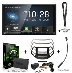Kenwood Excelon DMX957XR Digital Multimedia Receiver w/ Dashkit for Jeep Cherokee KIT-CHK1 + ADS-MRR2 Package