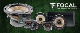Focal PS165FXE 6-1/2" bi-amplified component speaker system + 6-1/2" 2-way car speakers + 10"component sub + 5-channel car amplifier 