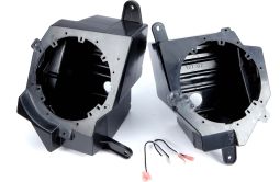 Metra JP-1014 Jeep Speaker Pods Custom-fit pods designed to hold 6-1/2" and 6-3/4" speakers in 2018-up Jeep Wrangler (JL) and 2020-up Jeep Gladiator