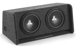 JL Audio CP210-W0v3 BassWedge™ slot-ported enclosure with two 10" W0v3 subwoofers