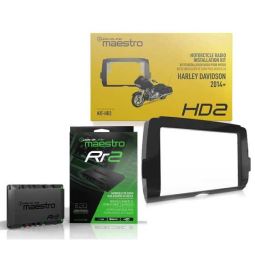 iDatalink KIT-HD2 Harley-Davidson Radio Installation Kit + ADS Maestro RR2 Interface Module Install and connect a new iDatalink-ready car stereo in select 2014-20 Harley-Davidson motorcycles —double-DIN (4") radio