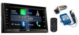 JVC Arsenal KW-V820BT DVD receiver built-in Bluetooth, iPod, iPhone, and Android control with PAC SWI-RC Steering Wheel Control
