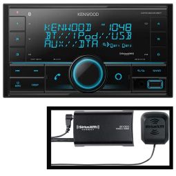 Kenwood DPX304MBT+SXV300V1 Digital media receiver with AM/FM tuner, built-in Amazon Alexa +SXV300V1 SiriusXM satellite radio tuner (does not play CDs)