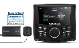 Rockford Fosgate PMX-3 Marine digital media receiver with Bluetooth® and camera input AND SiriusXM SXV300V1 Satellite Radio Tuner