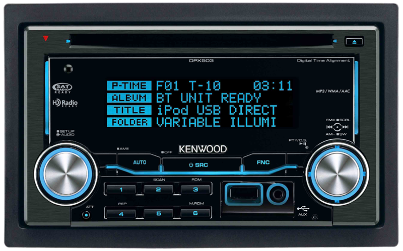 KENWOOD CD RECEIVER DOUBLE DIN DPX 503 DPX503 B  